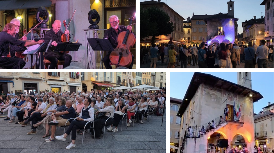 Orta San Giulio, l' emozionante omaggio a Ezio Bosso 